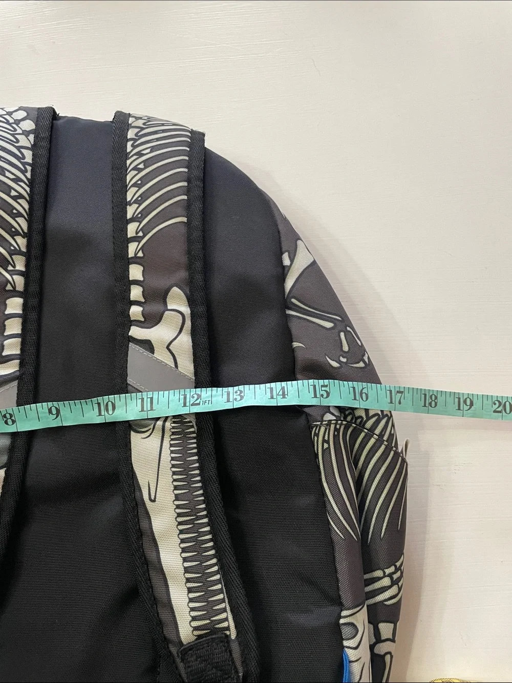 Space Junk skeleton dinosaurs book bag